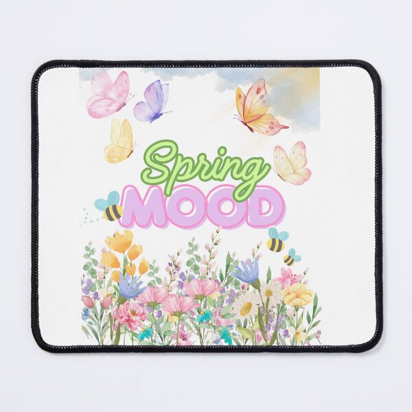 Item preview, Spring Mood Floral Shirt – Pastel Butterfly Aesthetic Spring Tee designed and sold by OutofOfficeWear.