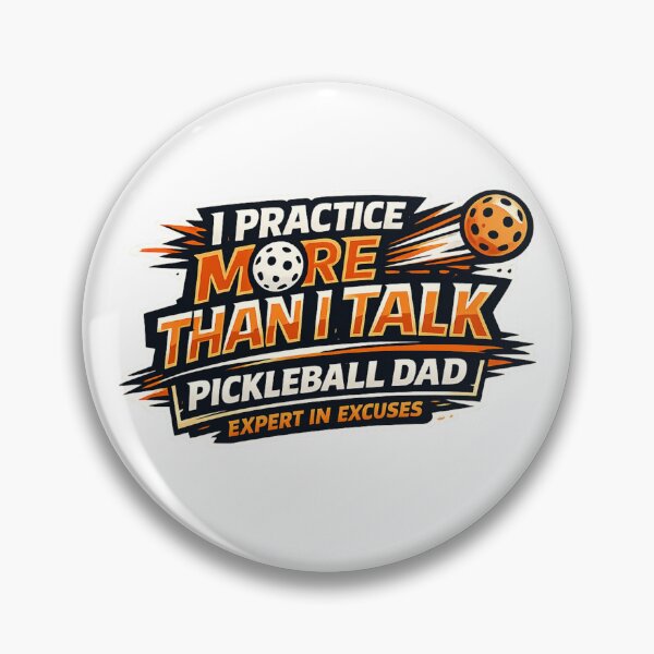 Item preview, Funny Pickleball Dad Gift – I Practice More Than I Talk – Competitive Tournament Father designed and sold by Pickleball-Gift.