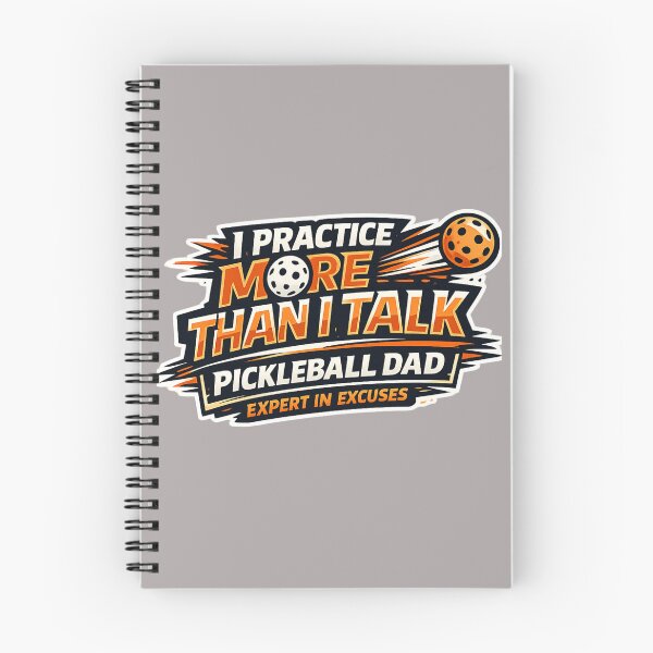 Item preview, Funny Pickleball Dad Gift – I Practice More Than I Talk – Competitive Tournament Father designed and sold by Pickleball-Gift.