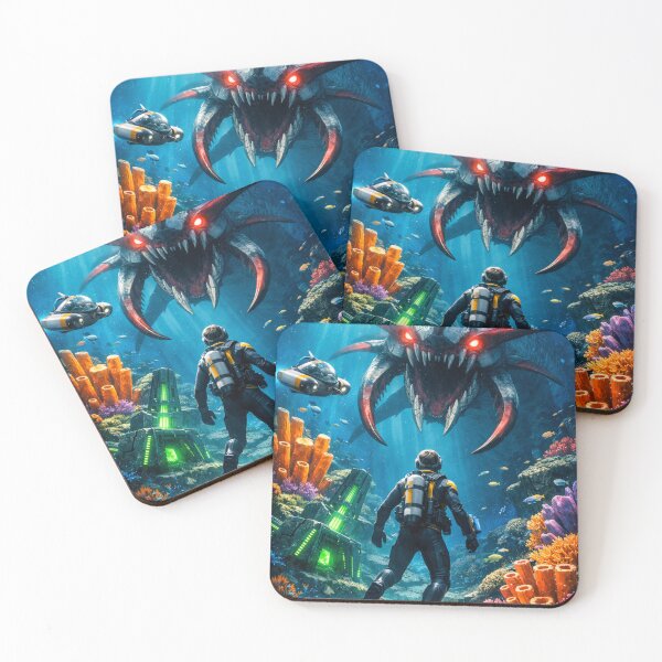 Item preview, Subnautica inspired ArtWork designed and sold by FeelTheDrawing.