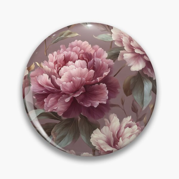 Aperçu de l'œuvre Coque iPhone à motif floral pivoine rose poudré – Design botanique vintage romantique créée et vendue par I-R-A.