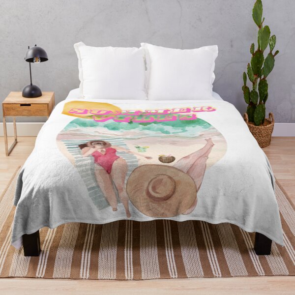 Item preview, Summer Vibes Shirt – Beach Girl Aesthetic Tropical Vacation Tee designed and sold by OutofOfficeWear.
