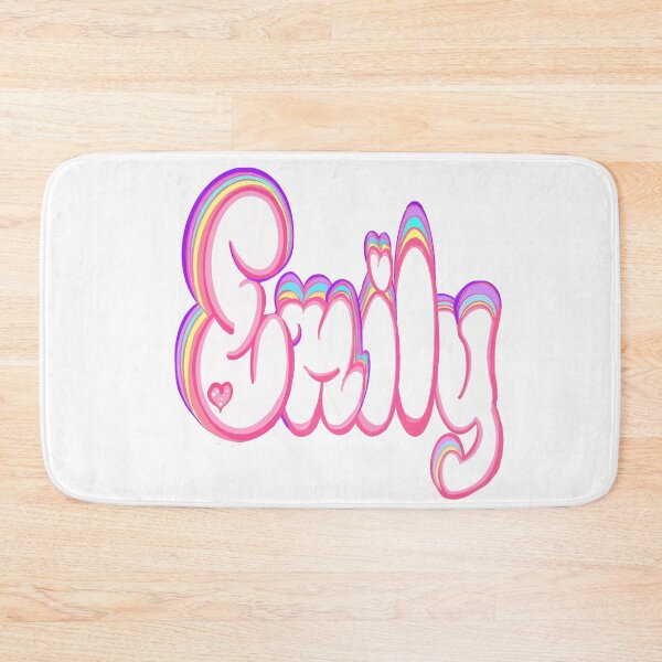 Item preview, Emily popular girls first name in white and pastels. Personalized personalised customised Emily designed and sold by Artonmytee.