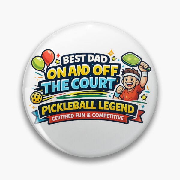 Item preview, Funny Pickleball Dad Gift – Best Dad On and Off the Court – Pickleball Legend Cartoon designed and sold by Pickleball-Gift.