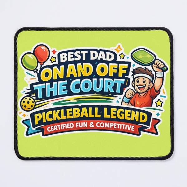 Item preview, Funny Pickleball Dad Gift – Best Dad On and Off the Court – Pickleball Legend Cartoon designed and sold by Pickleball-Gift.