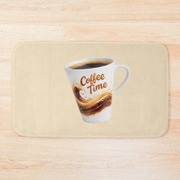 Item preview, Coffee Date Mug – Romantic Espresso Swirl Cone Cup designed and sold by annenambiro.