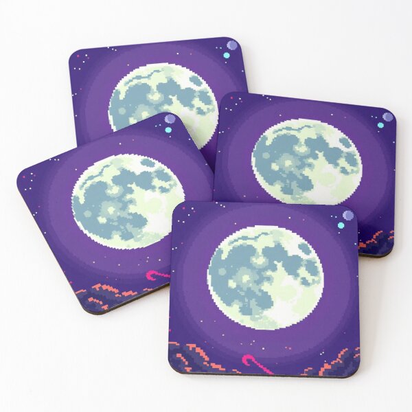 Item preview, Pixelated Moon designed and sold by RAISC.