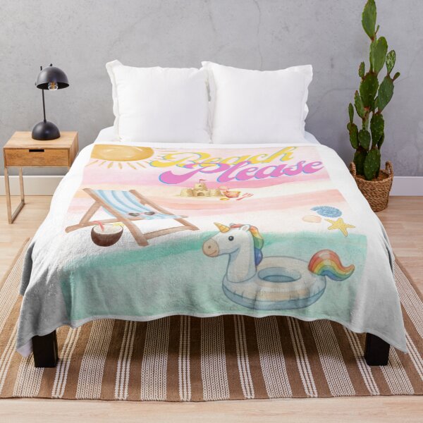 Item preview, Beach Please Shirt – Cute Pastel Beach Vacation Graphic Tee designed and sold by OutofOfficeWear.