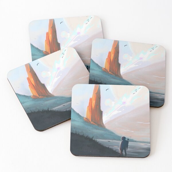 Item preview, Fantasy Landscape With Wanderer designed and sold by LyzaDesigns.
