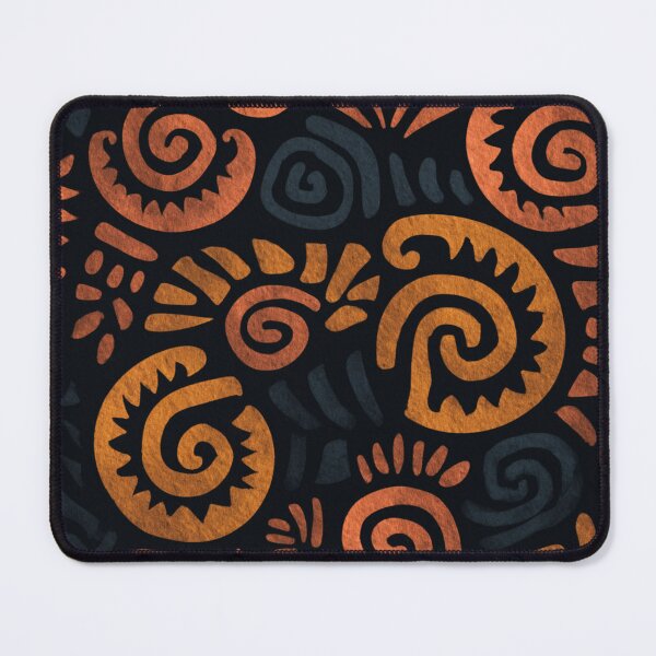 Item preview, New Zealand Māori Paua Pattern Koru Design 828 designed and sold by GrinGalore.