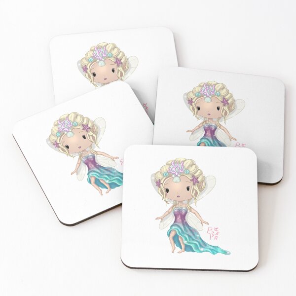 Item preview, THE SIREN Fairy – Chibi Girl | Cute Illustration designed and sold by PiX by PE.