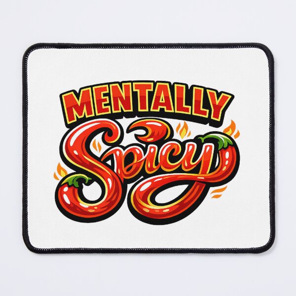 Item preview, Mentally Spicy & Proudly Neurospicy designed and sold by Suzy Perez Art.