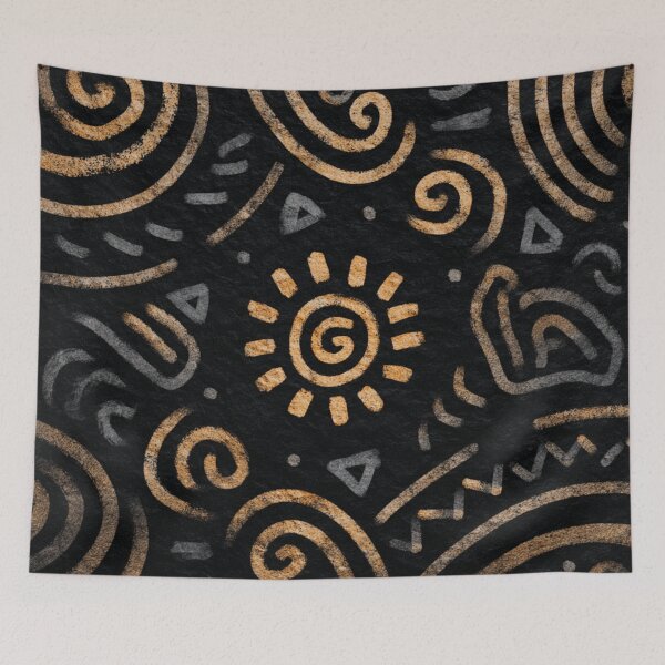 Aperçu de l'œuvre Nouvelle-Zélande Maori Paua Pattern Koru Design 830 créée et vendue par GrinGalore.