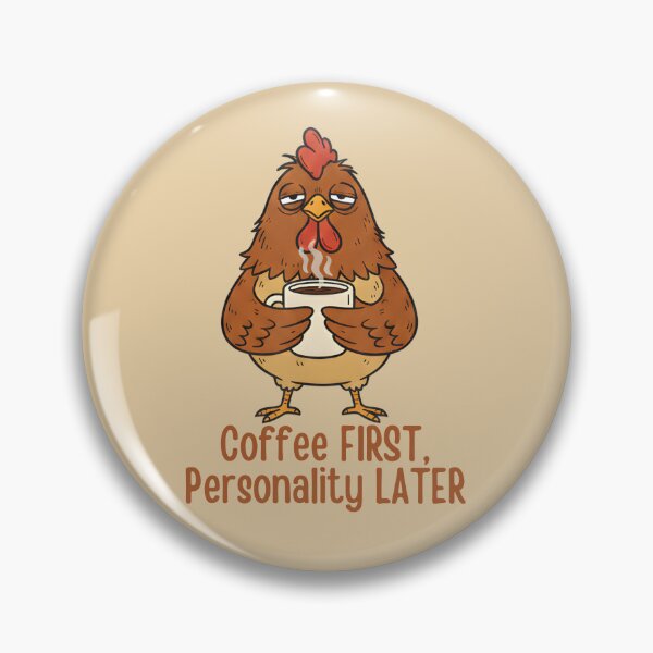 Artikelvorschau, Müder Morgenkaffee-Hühnchen – Humor, den man einfach nachvollziehen kann entworfen und verkauft von draft & digital.