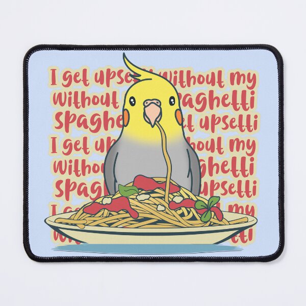 Item preview, pasta cockatiel designed and sold by FandomizedRose.
