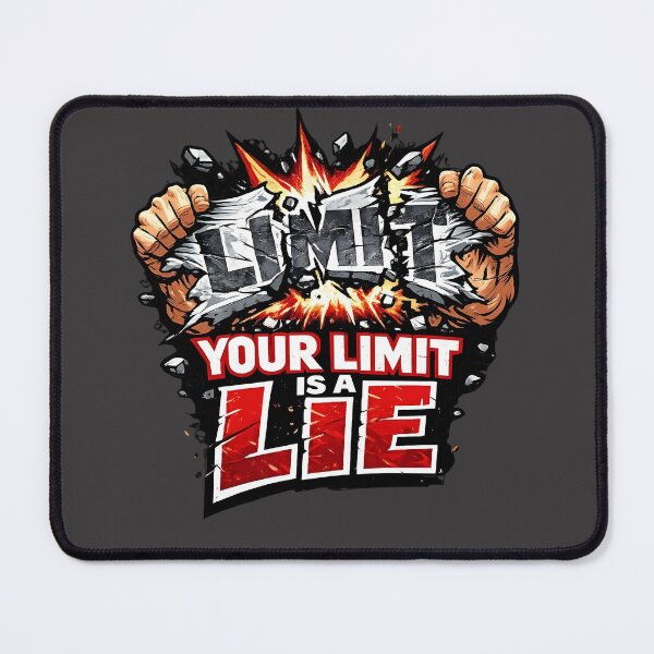 Item preview, Rip The Limit Gym T-Shirt – Your Limit Is A Lie Motivational Workout Graphic Tee designed and sold by RAW-LINE.