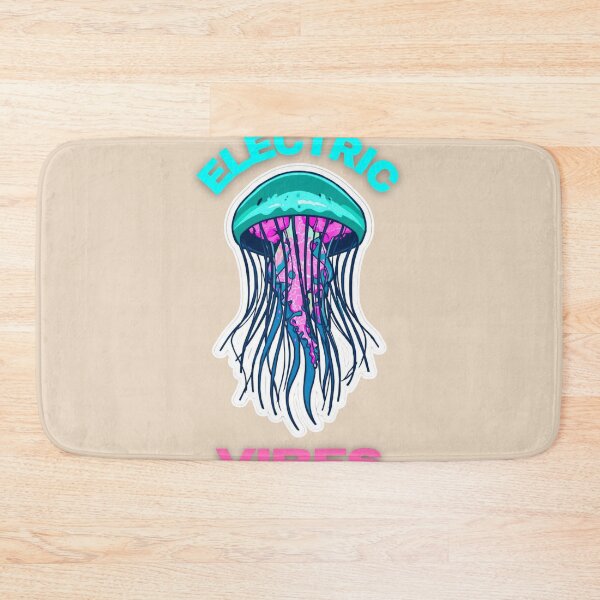 Item preview, Electric Vibes Jellyfish - A Colourful Mind designed and sold by A Colourful Mind.