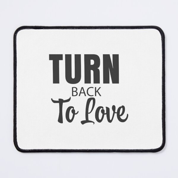 Item preview, Turn Back To Love – Christian Faith Typography T-Shirt Design designed and sold by CrossCrafted.