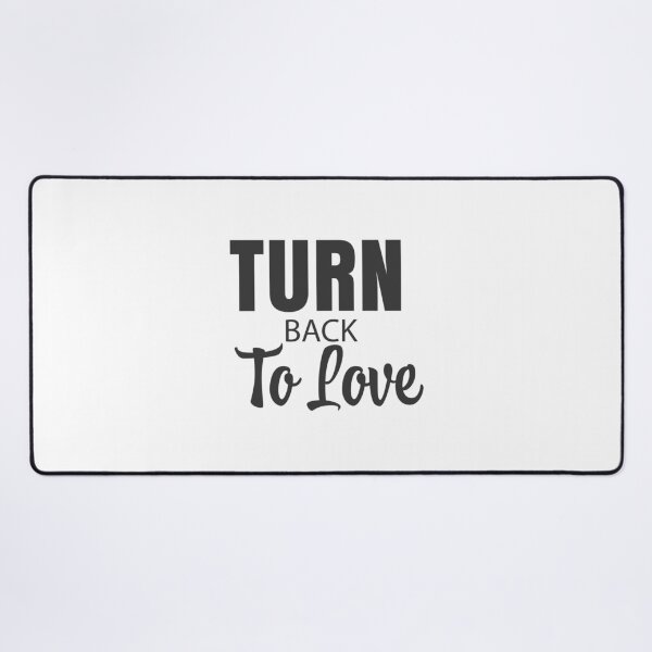 Item preview, Turn Back To Love – Christian Faith Typography T-Shirt Design designed and sold by CrossCrafted.