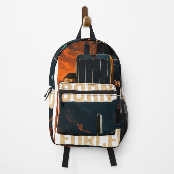 Item preview, Born to Drive – Forced to Stop Bold Trucker Sunset Art designed and sold by mbmstores.