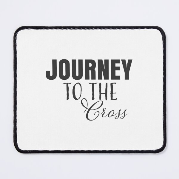 Item preview, Journey To The Cross – Christian Faith Typography T-Shirt Design designed and sold by CrossCrafted.