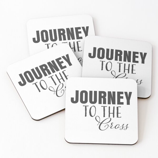 Item preview, Journey To The Cross – Christian Faith Typography T-Shirt Design designed and sold by CrossCrafted.