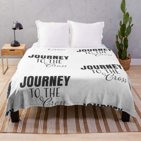 Item preview, Journey To The Cross – Christian Faith Typography T-Shirt Design designed and sold by CrossCrafted.