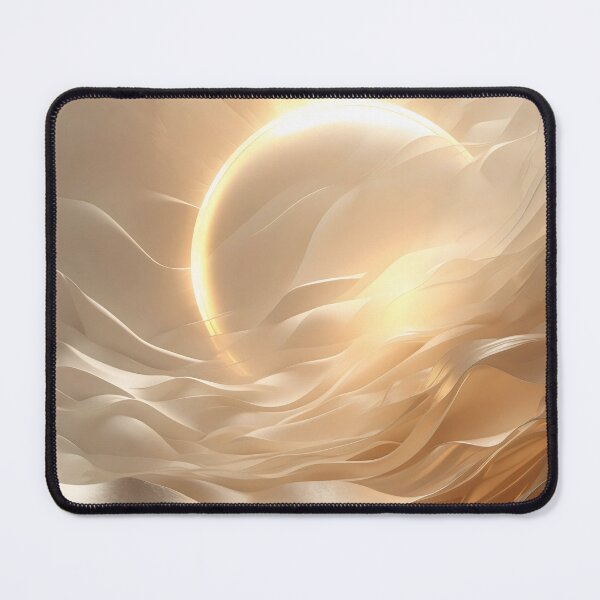 Item preview, Solar Presence – Golden Abstract Sun Light Art designed and sold by LaLi-Designs.