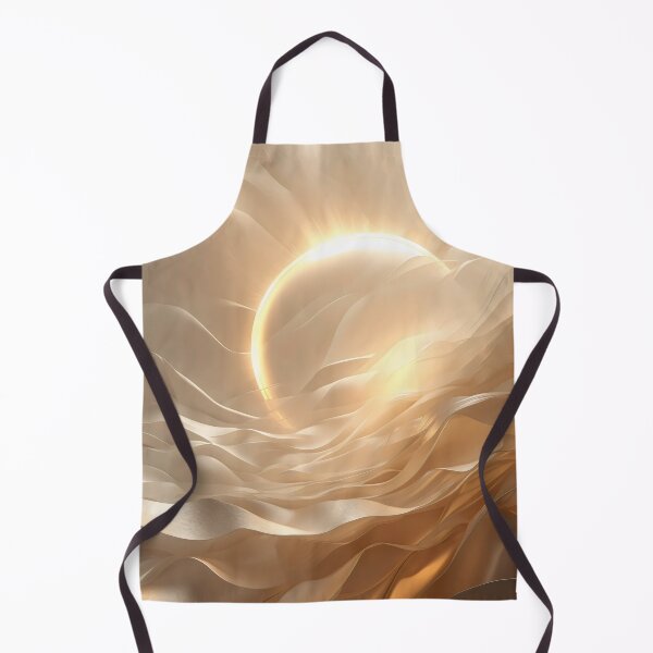 Item preview, Solar Presence – Golden Abstract Sun Light Art designed and sold by LaLi-Designs.