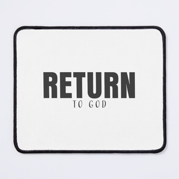 Item preview, Return To God – Christian Faith Typography T-Shirt Design designed and sold by CrossCrafted.