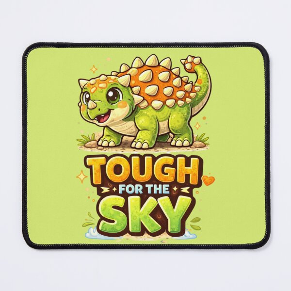 Item preview, Tough for the Sky Dinosaur Shirt – Cute Strong Dino Design for Kids designed and sold by BhumiBliss.