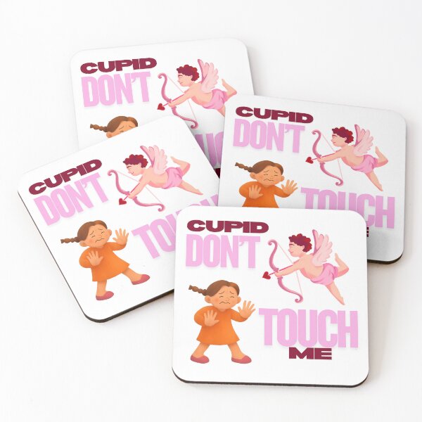 Item preview, Cupid Don't Touch Me - Funny Anti-Valentine Single Life designed and sold by TobiasLogic.