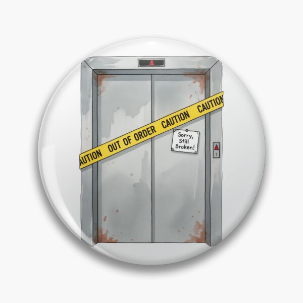 Item preview, Out of Order Elevator The Big Bang Theory designed and sold by Screen Lore.