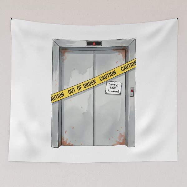 Item preview, Out of Order Elevator The Big Bang Theory designed and sold by Screen Lore.