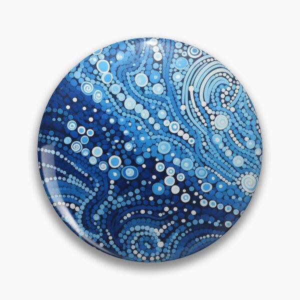Item preview, Aboriginal Inspired Art - With The Waves of Cold Ocean designed and sold by GrinGalore.