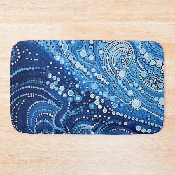 Item preview, Aboriginal Inspired Art - With The Waves of Cold Ocean designed and sold by GrinGalore.