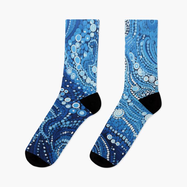 Item preview, Aboriginal Inspired Art - With The Waves of Cold Ocean designed and sold by GrinGalore.