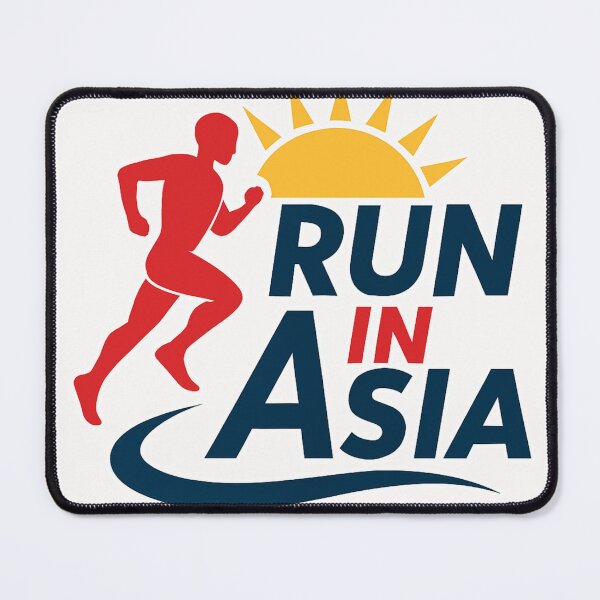 Item preview, Run in Asia Official Logo Marathon Design designed and sold by JustRun.