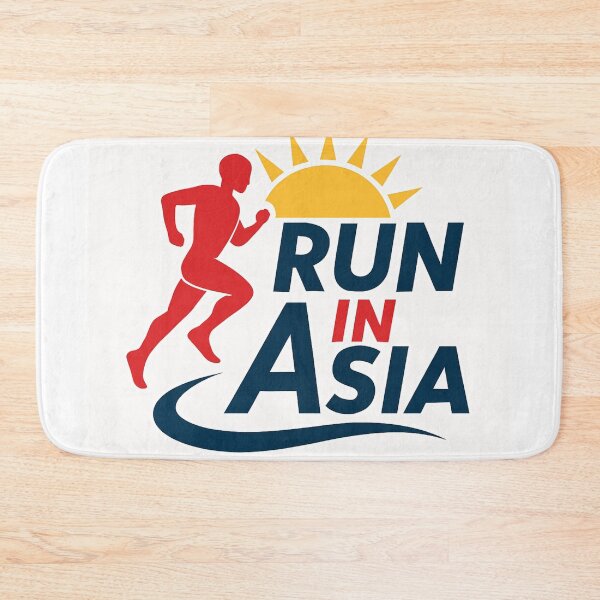 Item preview, Run in Asia Official Logo Marathon Design designed and sold by JustRun.
