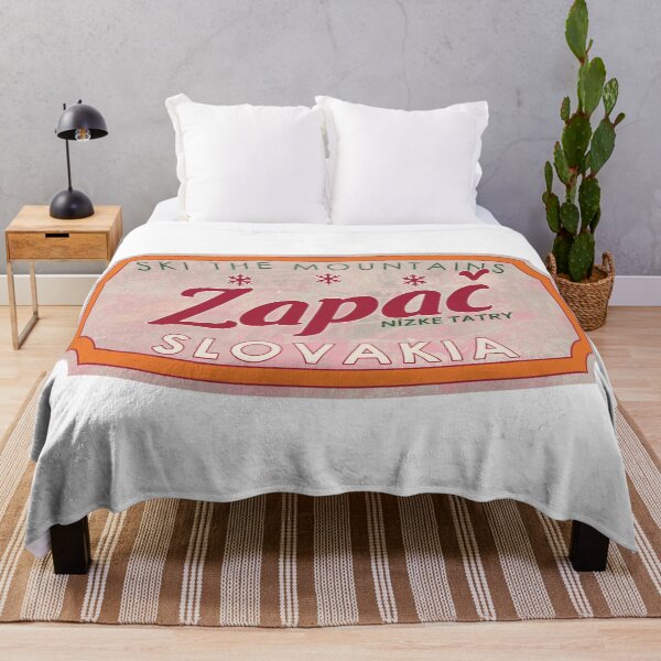 Item preview, Zapač, Slovakia, Nízke Tatry, Ski, textured skiing badge designed and sold by Wanderful-roads.