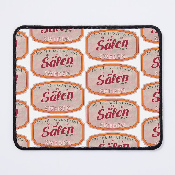 Item preview, Sälen, Sweden, Sälen, Ski, textured skiing badge designed and sold by Wanderful-roads.