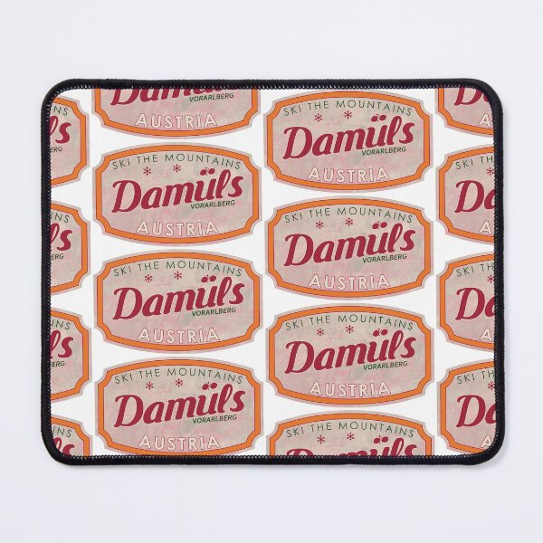 Item preview, Damüls, Austria, Vorarlberg, Ski, textured skiing badge designed and sold by Wanderful-roads.