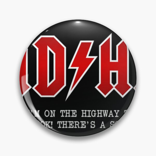 Item preview, Adhd Highway To... Hey Look A Squirrel Hard Rocker Adhd designed and sold by Drakss.