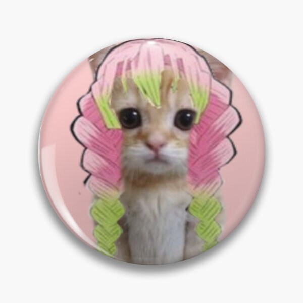 Item preview, Mitsuri as standing cat meme ♡ designed and sold by StarBerryStudlo.