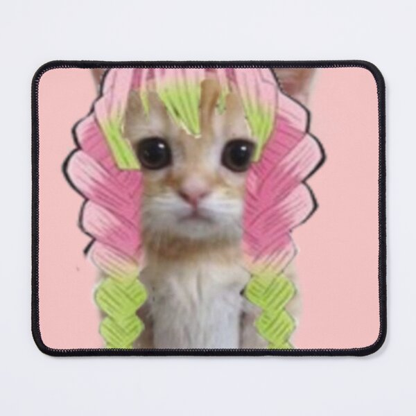 Item preview, Mitsuri as standing cat meme ♡ designed and sold by StarBerryStudlo.