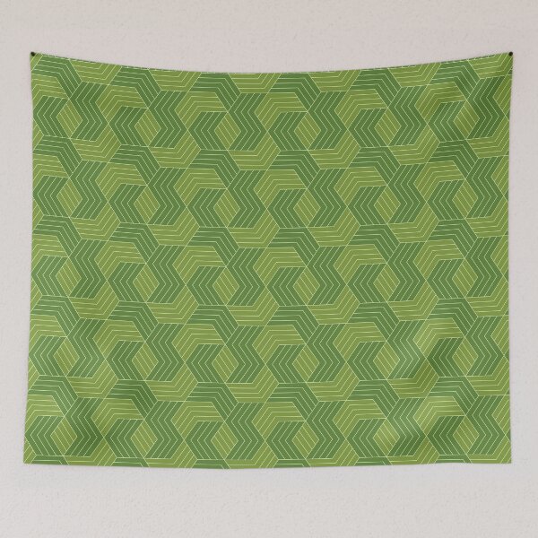 Item preview, Colorful Green Beekeeper Interlocking - Geometric Shape Pattern - Birthday Gift For Wife designed and sold by RoyalStarsPatts.