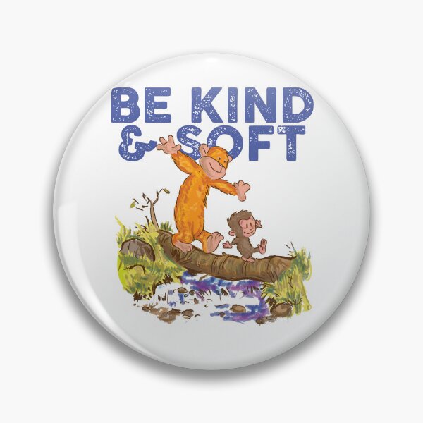 Item preview, be kind and soft (punch monkey) designed and sold by remerasnerdas.