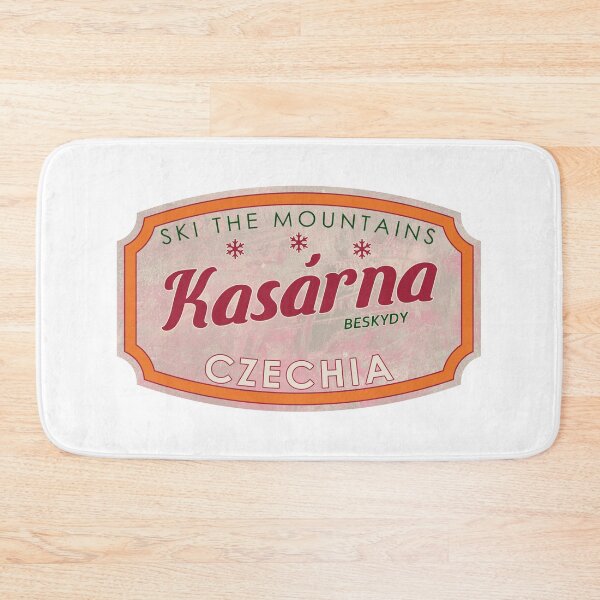 Item preview, Kasárna, Czechia, Beskydy, Ski, textured skiing badge designed and sold by Wanderful-roads.