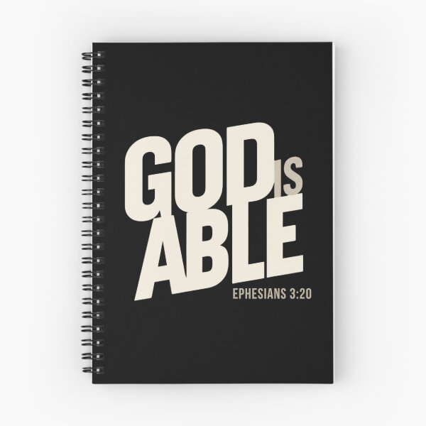 Item preview, God Is Able Faith Typography designed and sold by Sunniz.