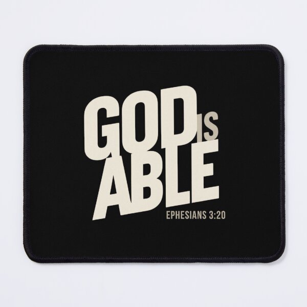 Item preview, God Is Able Faith Typography designed and sold by Sunniz.